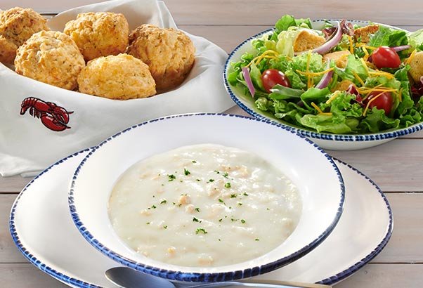 Soup, Salad, and Biscuits