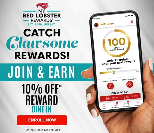 Join My Red Lobster Rewards.