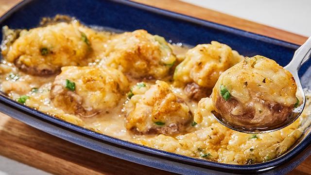 Seafood-Stuffed Mushrooms | Red Lobster Seafood Restaurants